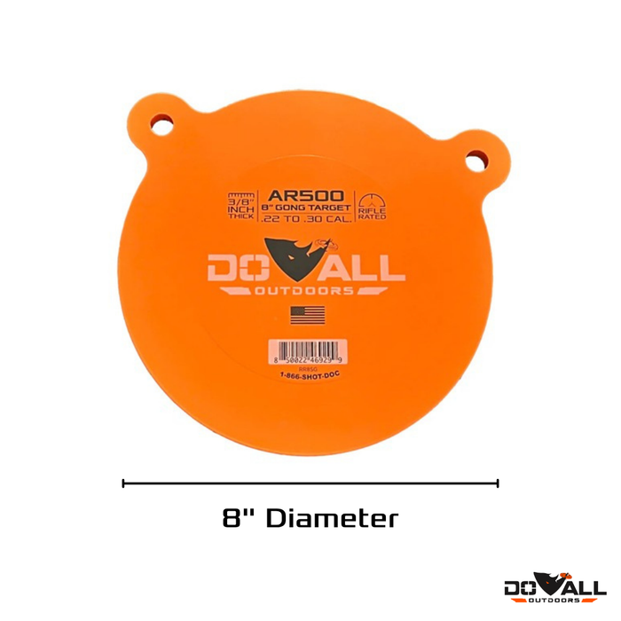 8" AR500 Steel Target