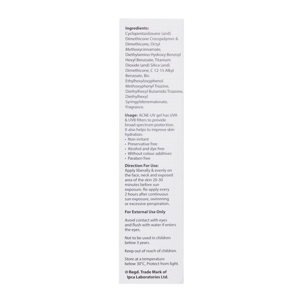 Acne-UV Gel,30gm