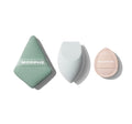 {Default Title} Morphe All Bases Covered 3-Piece Tool Set featuring a sage-green diamond puff with MORPHE band, a white cloud blending sponge, and a pink teardrop sponge with MORPHE label.