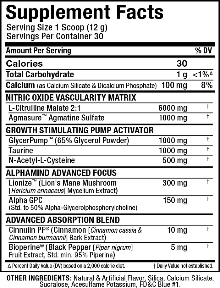 AllMax Nutrition Impact Pump 30 Servings