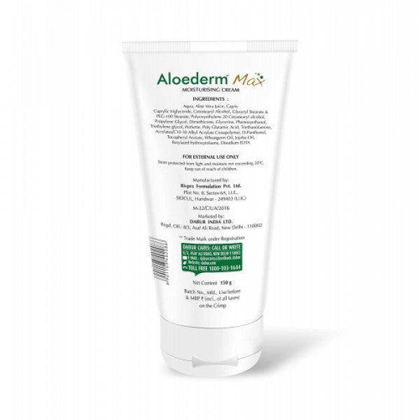 Aloederm Max Moisturising Cream, 150gm