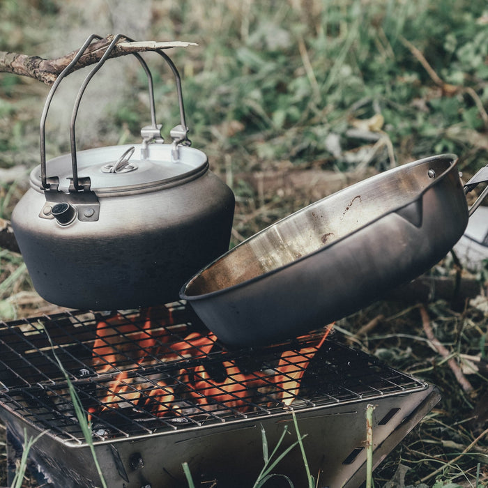 Antarcti 8" Frypan Stainless Steel Cookware - Fire Maple