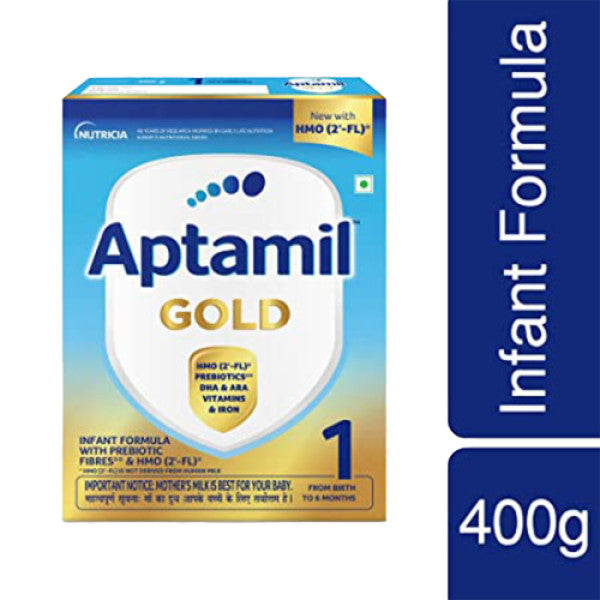 Aptamil Gold Stage 1 Infant Formula Refill Pack, 400gm