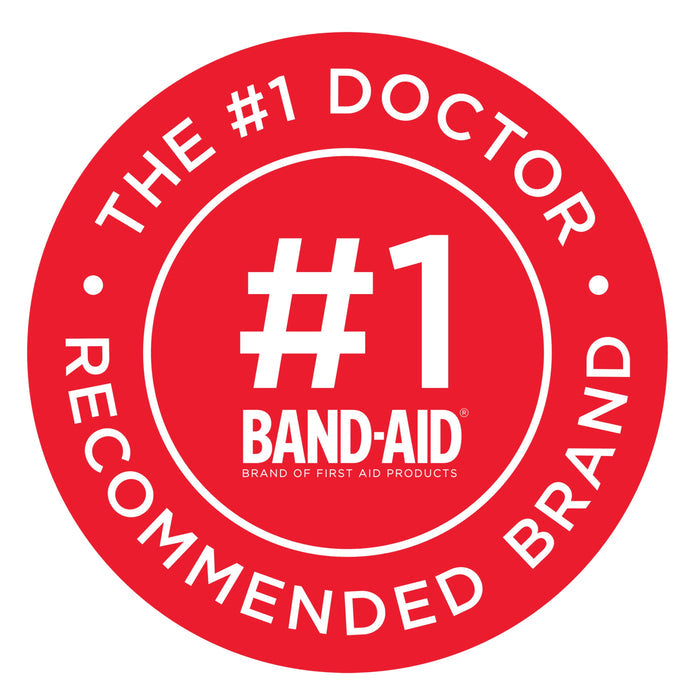 Band Aid Brand Flexible Rolled Medical Gauze, 4 in x 2.1 yd, 5 ct