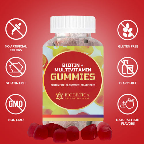 Biogetica Biotin & Multivitamin, 30 Gummy