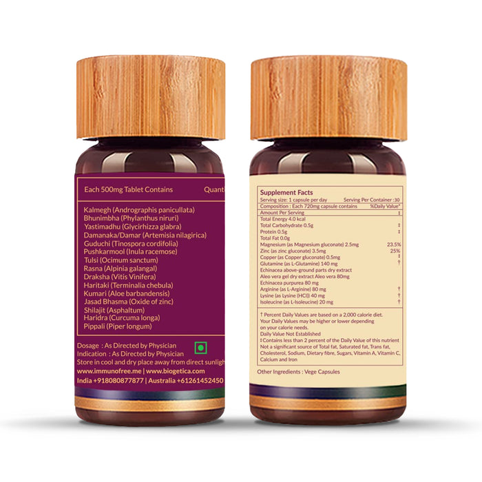 Biogetica Core Immunity Kit, 60 Capsules