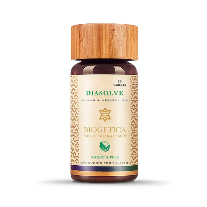 Biogetica Diasolve - Sugar and Metabolism Support, 80 Tablets