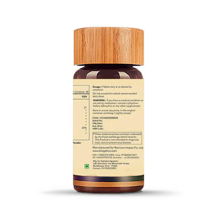 Biogetica SpiruLiva - Advance Nutritional Support, 160 Tablets