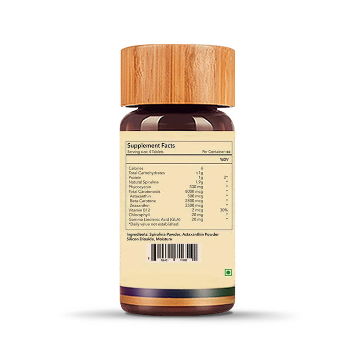 Biogetica SpiruLiva - Advance Nutritional Support, 160 Tablets