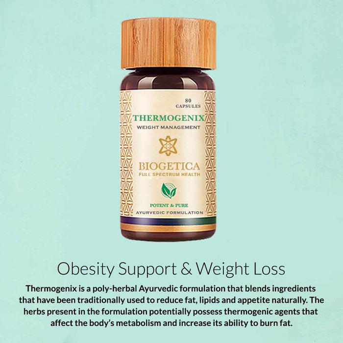 Biogetica Thermogenix - Weight Management, 80 Capsules