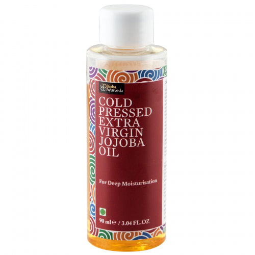 Bipha Ayurveda Cold Pressed Extra Virgin Jojoba Oil, 90ml