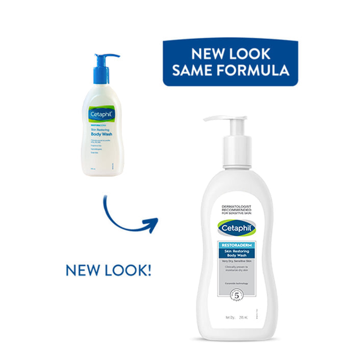 Cetaphil Restoraderm Skin Restoring Body Wash, 295ml