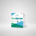 Packaging of Co-Nyros, which contains 20 sachets of dietary supplement powder for joint health.