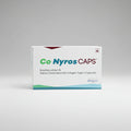 Packaging for Co-Nyros CAPS, featuring the brand name and the words 'ROSEHIP EXTRACT & NATIVE UNDERNATURED COLLAGEN TYPE II CAPSULLES' along with the Bioceria logo.