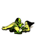 Creature with Damsel Enamel Pin [Glows in the Dark!] - pins & patches - VampireFreaks - Rock Rebel