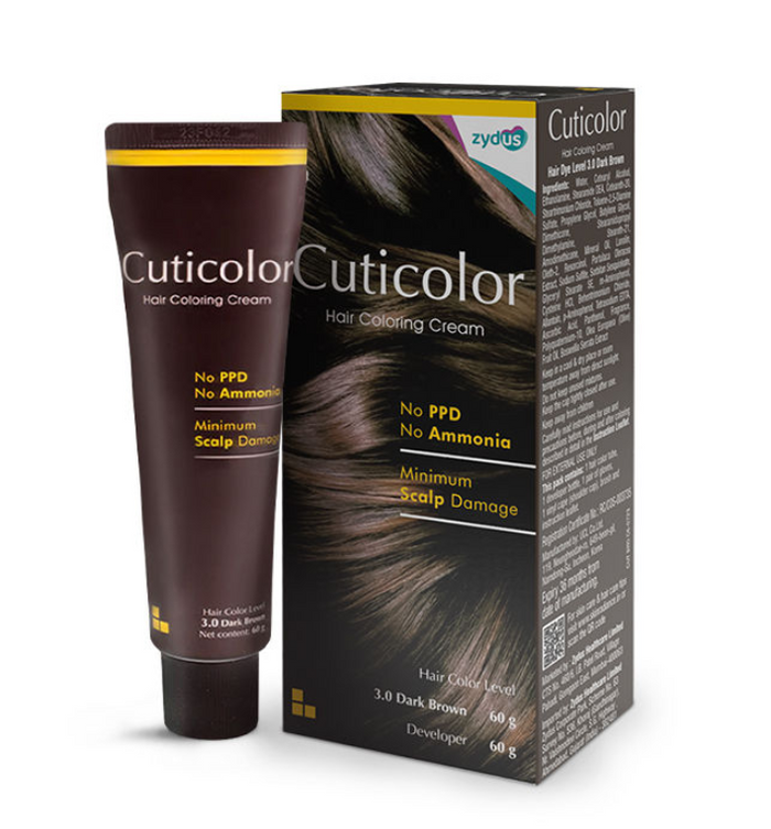 Cuticolor Hair Colour Brown, 60gm