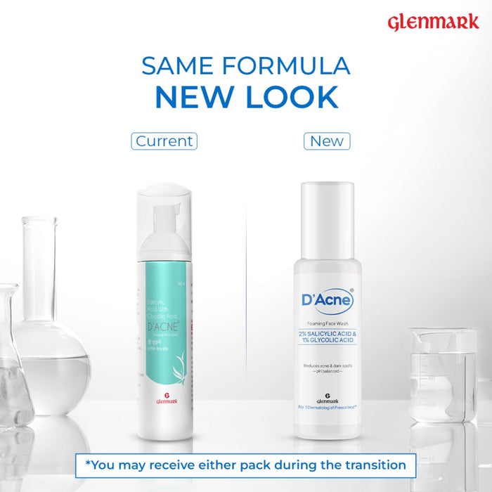 D'Acne Foaming Face Wash, 60ml