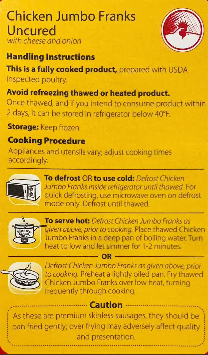 Deline Chicken Jumbo Franks