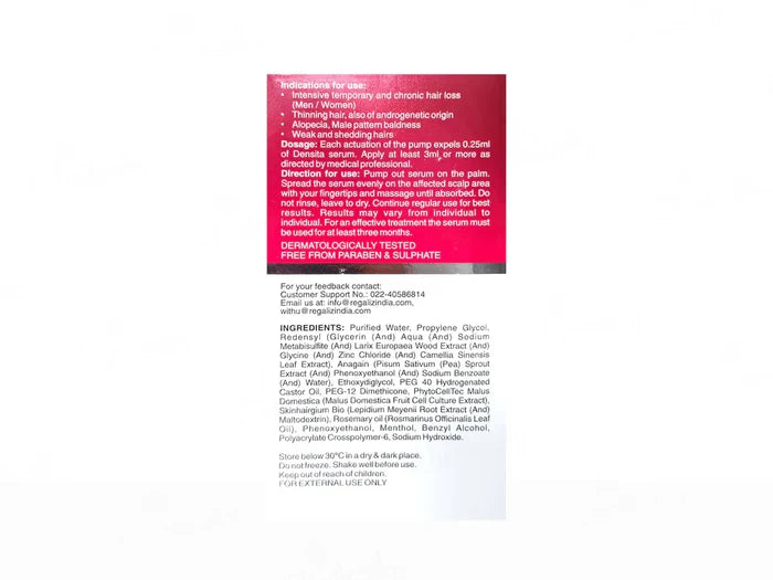 Densita Plus Hair Growth Serum, 60ml