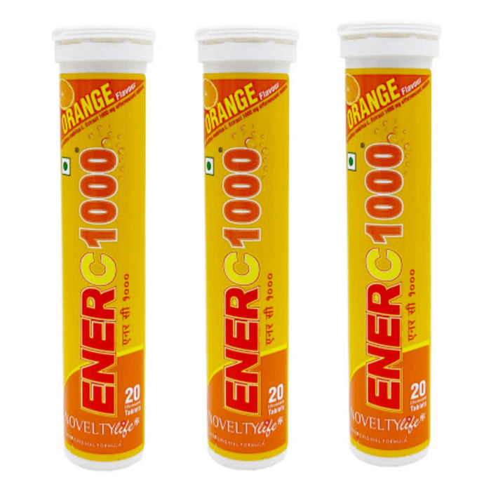 Ener C 1000, 20 Tablets (Pack Of 3)