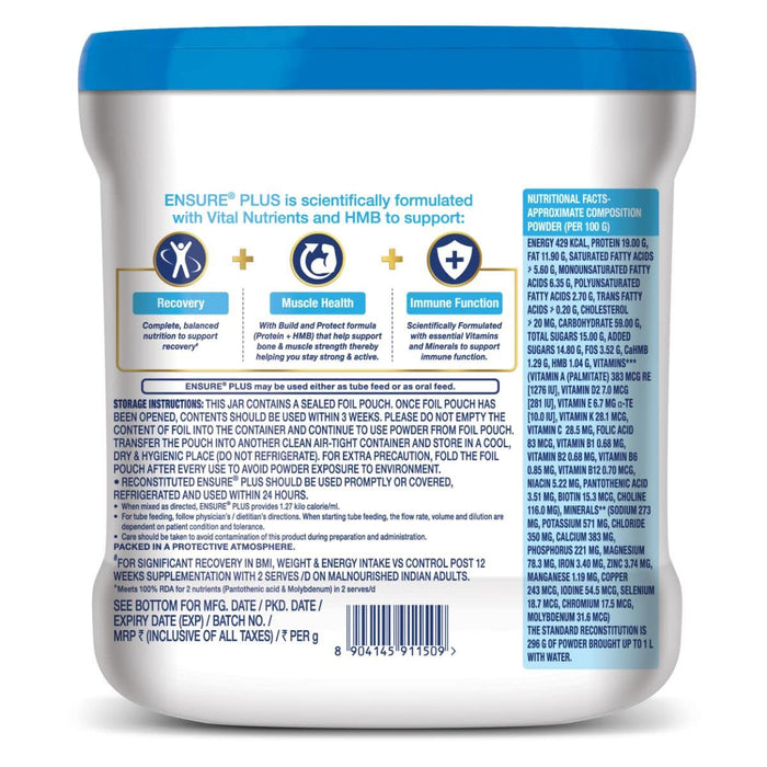 Ensure Plus Vanilla, 400gm