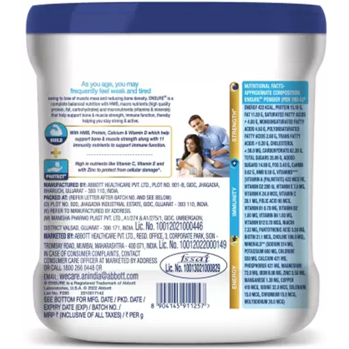 Ensure Vanilla, 375gm