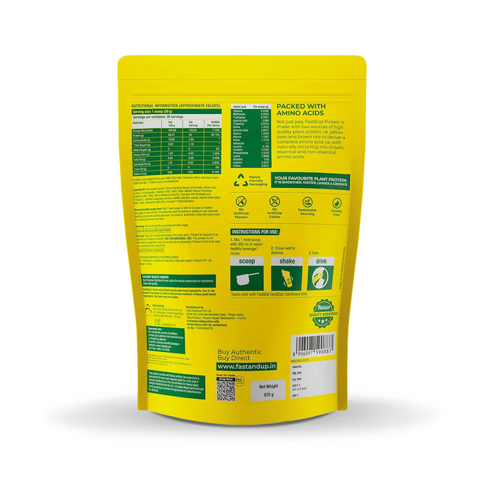 Fast&Up Plant Protein Isolate Post Workout (Chocolate), 1.35kg