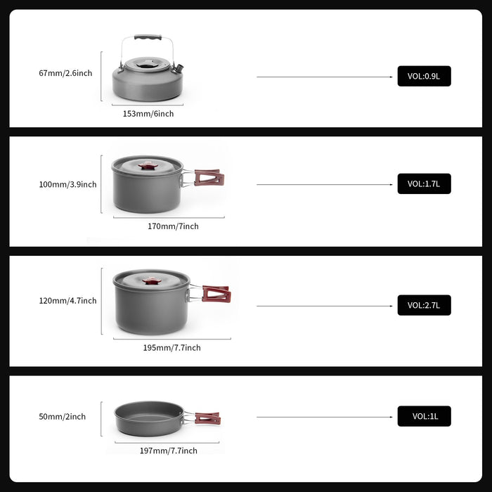 FMC-209 Aluminum Cookware - Fire Maple