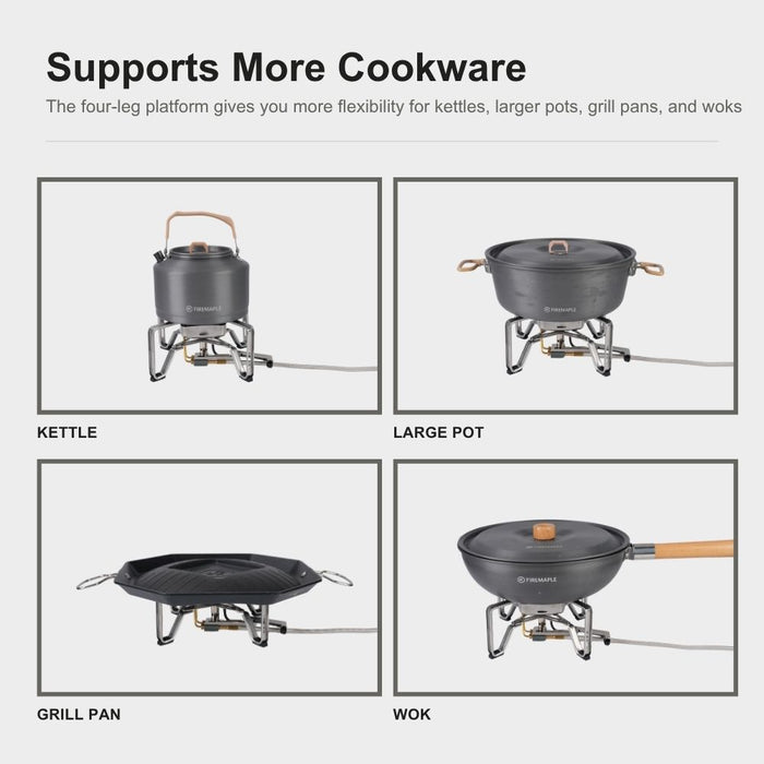 FMS-125 Quad Remote Gas Stove