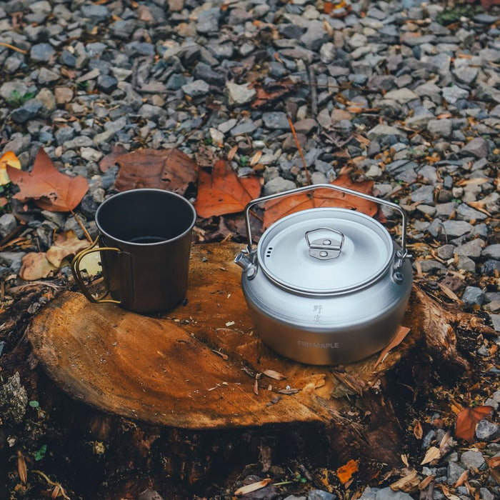 Frost Aluminium Kettle | 0.8L - Fire Maple