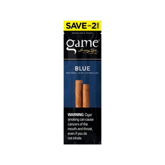 Game Blue Foil Fresh Cigarillos 2ct