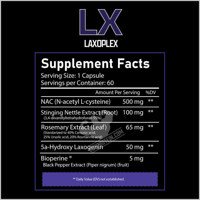 GEC LX Laxoplex 60 Capsules