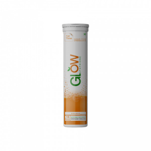 GlowGlutathione Effervescent - Orange, 30 Tablets