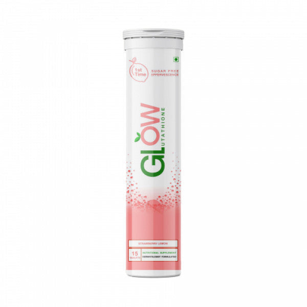 Glowglutathione Strawberry And lemon Effervescent, 120 Tablets
