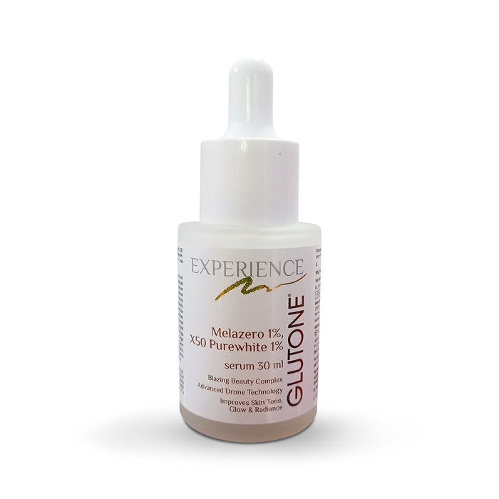 Glutone Serum for Skin Glow & Radiance (Melazero 1%, X50 Purewhite 1%), 30ml