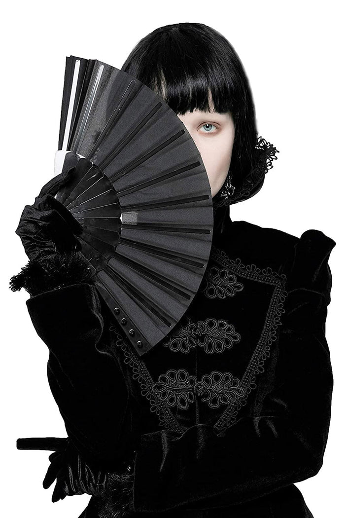 Gothic Gloom Spiked Hand Fan - umbrellas - VampireFreaks - Punk Rave