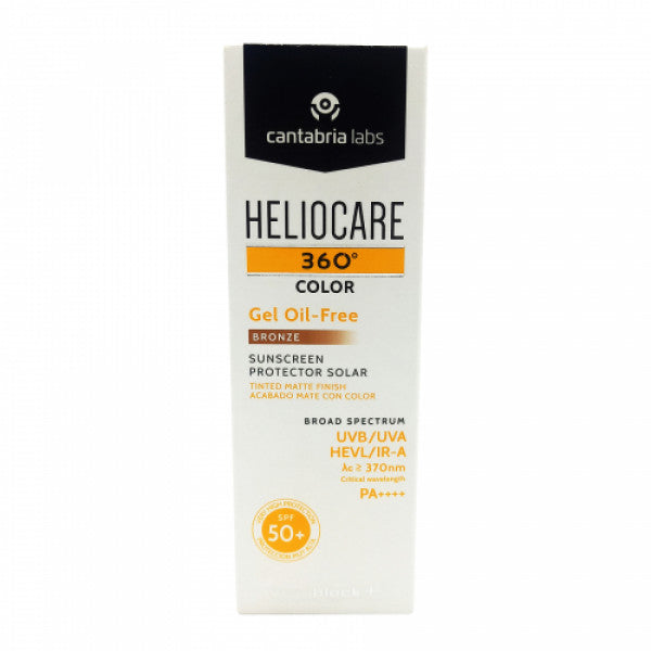 Heliocare 360 Color Gel Oil-Free SPF 50+ (Bronze), 50ml