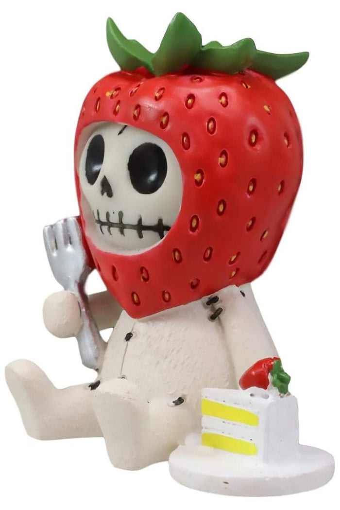 Ichigo the Skeleton Strawberry Statue - toys - VampireFreaks - Furrybones