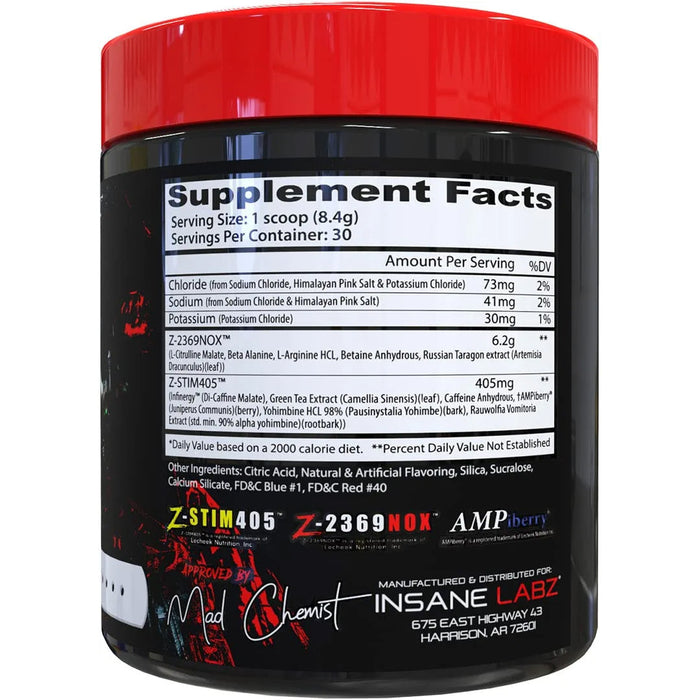 Insane Labz Psychotic War Zombie 30 Servings