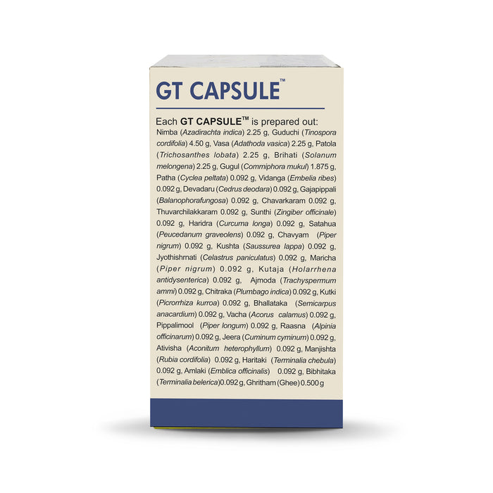 Kerala Ayurveda G T, 100 Capsules