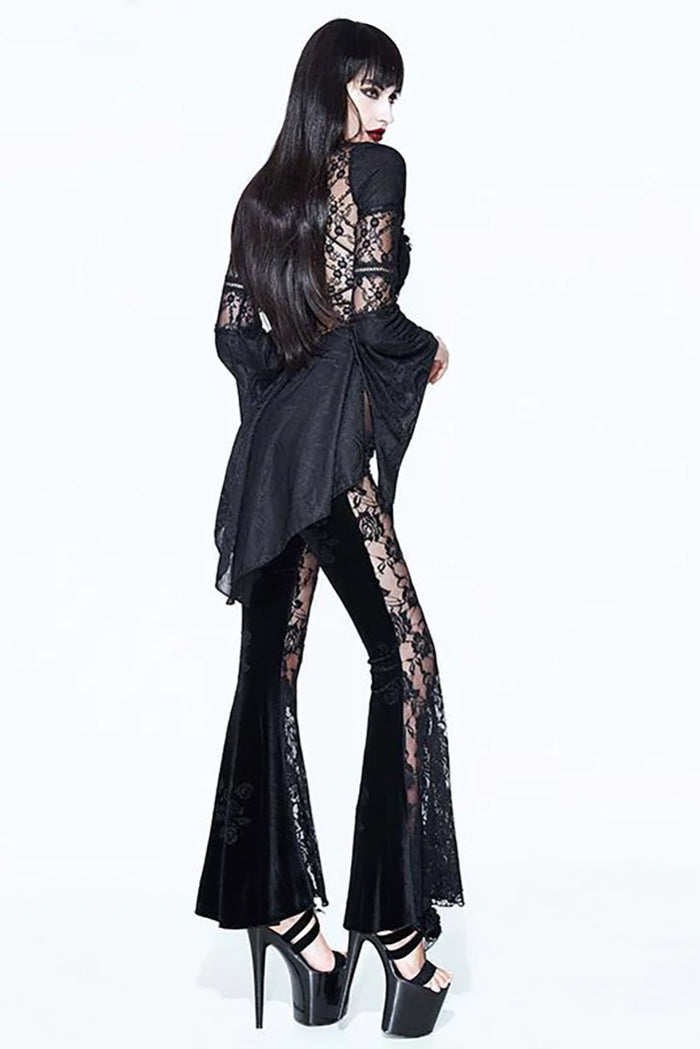 Kiss of Death Bell Bottom Pants