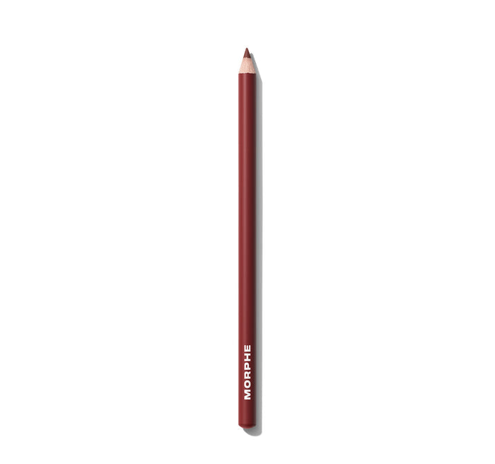 {Berry Cola} Morphe Signature Lip Pencil in a deep berry-red shade with MORPHE printed on the barrel.