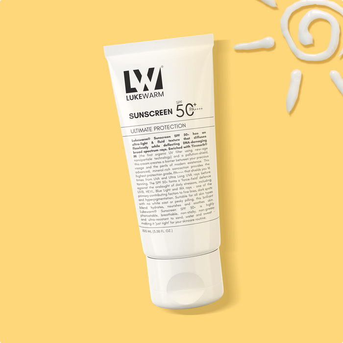 Lukewarm SPF 50+ Ultra-Light Sunscreen | Hydrating Nano Shield, 100ml