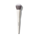 Morphe M102 Rounded Cream & Liquid Foundation Brush with cream handle, MORPHE engraved, and soft tapered grey-white bristles.