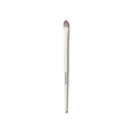 Morphe M134 Pointed Paddle Concealer Brush with cream handle and dense pointed taupe synthetic bristles, MORPHE engraved on shaft.