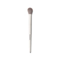 Morphe M282 Rounded Cream & Liquid Highlight Brush with rounded gray bristles and a white handle printed MORPHE.