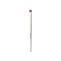 M303 Large Paddle Packer Eyeshadow Brush with cream MORPHE handle and wide flat bristles for packing shadow across the lid.