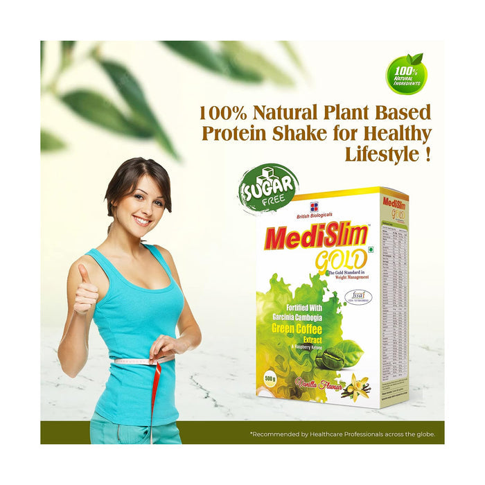 Medislim Gold Weight Loss Drink Vanilla, 500gm
