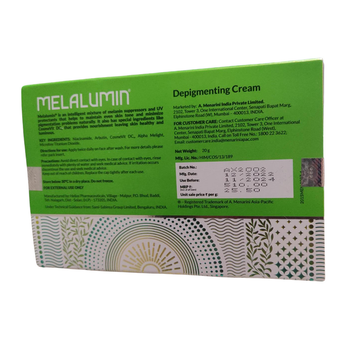 Melalumin Depigmenting Cream, 20gm
