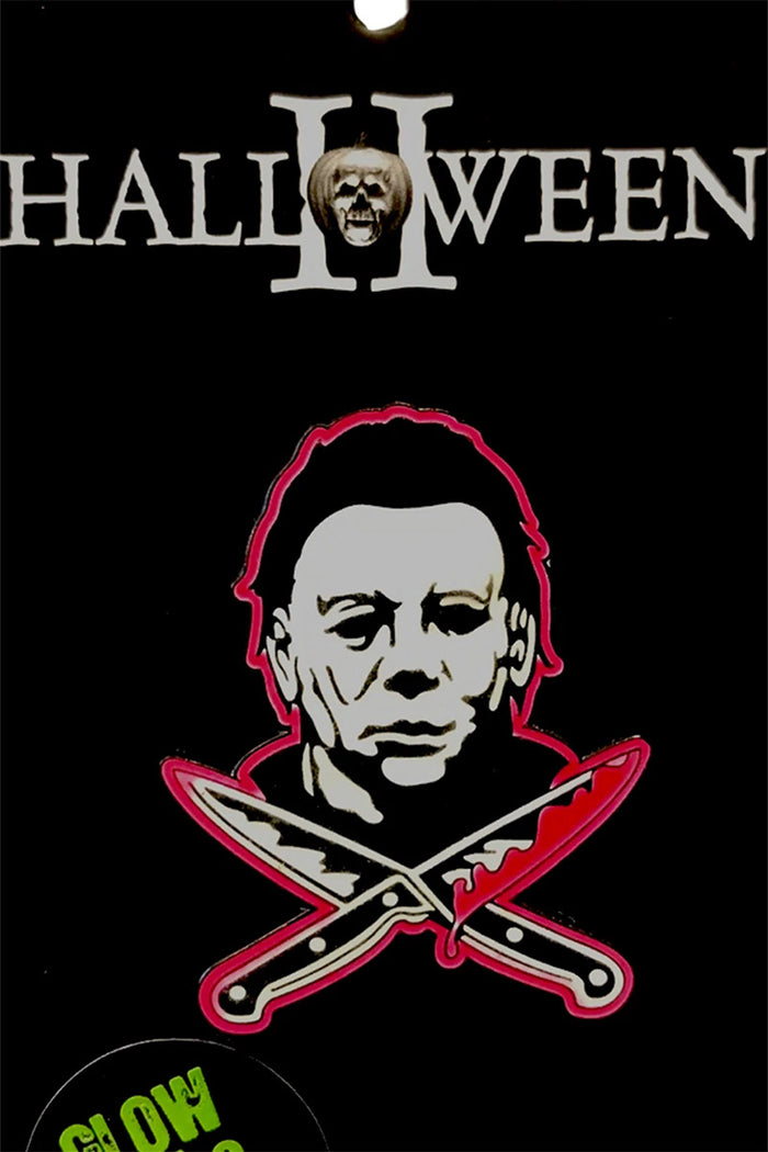 Michael Myers Bloody Knives Enamel Pin [Glows in the Dark!]